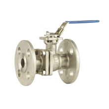 2PC Two Piece two way Forged WCB ANSI 150 lb flanged fire safe approved ball valve with  lockable lever operation